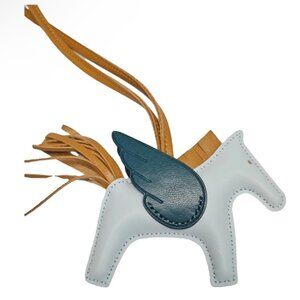 HERMES Rodeo Pegase leather bag charm